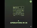 Operators in JavaScript Explained Full Beginner Guide 2025 JS Tutorial for beginners