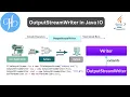 OutputStreamWriter Class in Java Input and Out and It s Uses With Example