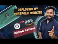 Deploying my DevOps Portfolio Website using GitHub Actions on AWS Hindi
