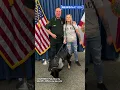 Police dog ace retires with honors after being shot
