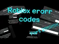 Roblox error codes part 2