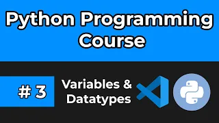 Python Full Course 2024 Tutorial 3 Variables Datatypes Comments Keywords