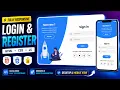 Animated Login Sign Up Form with Flip Animation HTML CSS