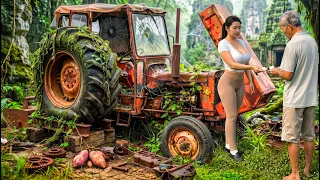 [TIMELAPSE] Genius Girl Complete Restored Large TRACTOR was Bought from a 97-year-old Man