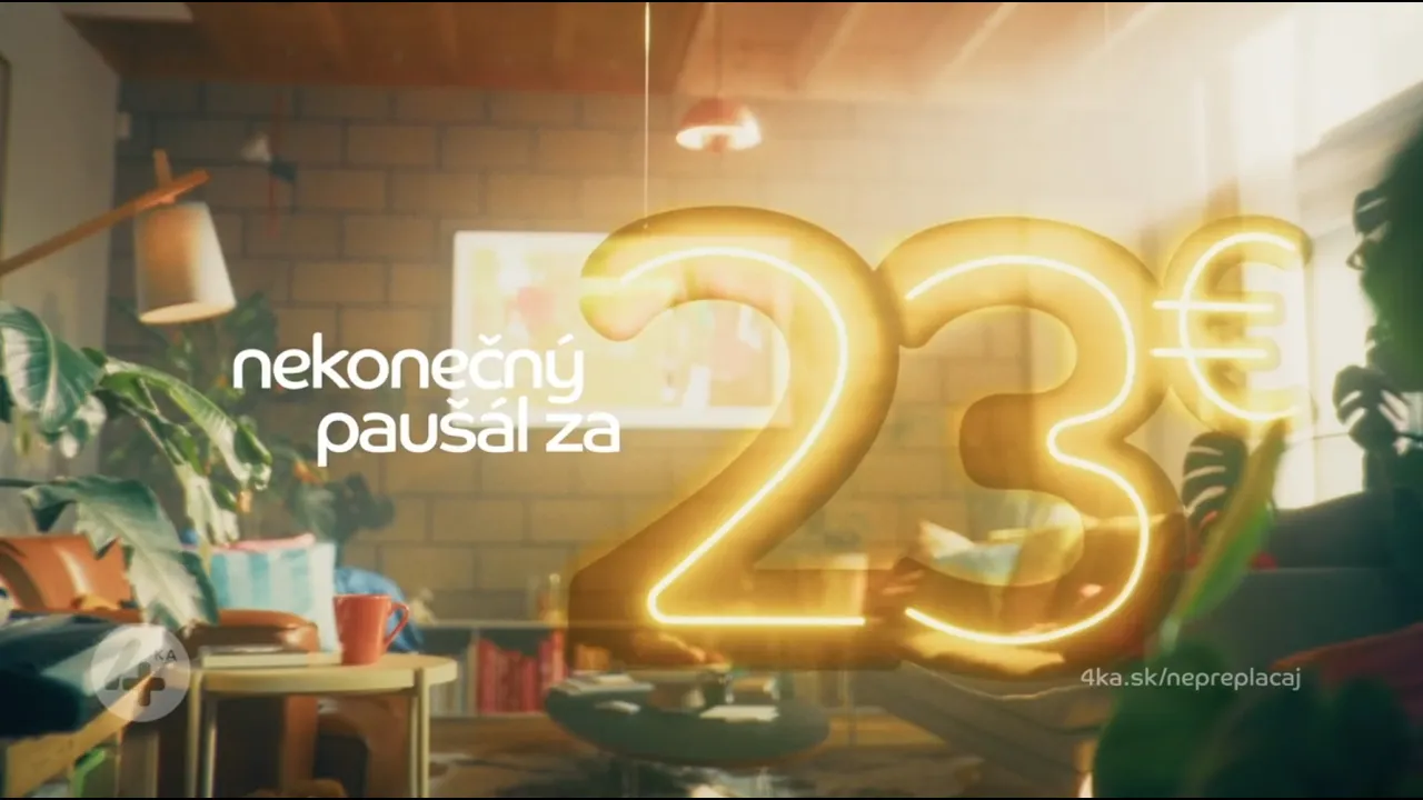 4ka — 4ka — Unlimited mobile plan for 23€ (YouTube video ad)