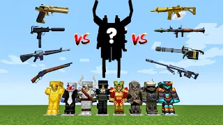 which TaCZ Gun and Armor is the STRONGEST against BOSSES ?