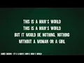 James Brown - It's A Man's Man's Man's World (Lyrics Video)