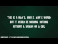 Download Lagu James Brown - It's A Man's Man's Man's World (Lyrics Video)
