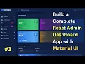 Build a Complete React Admin Dashboard App React Material UI Bootstrap 4 Light Dark Mode