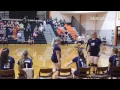 Alma takes the opening set versus Shepherd by a score of 25-14