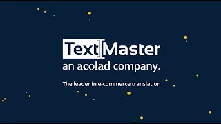 TextMaster The leader in e-commerce translation EN