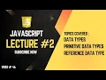 JavaScript Data Types Explained Primitive vs Reference Types