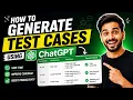 How to Generate Test Cases Using ChatGPT in Minutes