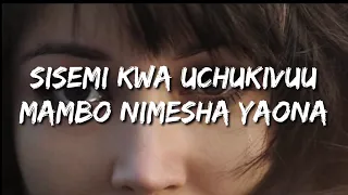 rabi usinipe mapenzi video lyrics 