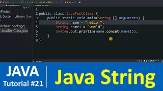 Java Tutorial - Strings and String Methods in Java Programming