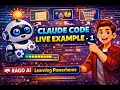 Watch Claude Code AI Build a Flutter App Live Coding Example Easy Study Material RAGO AI - 1