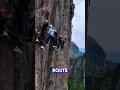 Download Lagu Climbers via ferrata on mount yandang, zhejiang province china #travel #china