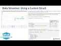 MCC Melody Data Streamer Library Using a Custom Struct