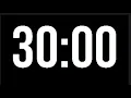 30 Minute Timer - 1800 Seconds Countdown