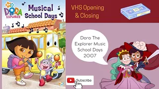 Download Dora The Explorer Music School Days 2007 VHS Opening \u0026 Closing MP3