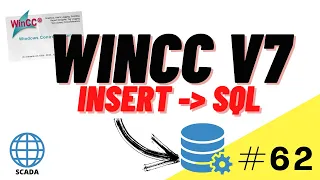 WinCC SCADA vb scripting course Insert data to SQL table WinCC V7 Tutorial
