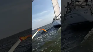 Pursuit on Galveston Bay #shorts #sailing