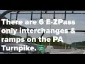 E-ZPass Only Entrances and Exits