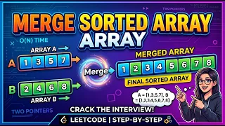 Merge Sorted Array LeetCode 88 Two Pointers Made EASY In-Place Solution