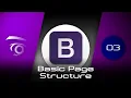Bootstrap - Basic Page Structure Tutorial