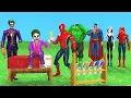 Download Lagu Super Hero 3D Funny Baby Joker Hospital Challenge with Spider Man, Hulk, Superman