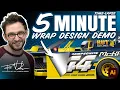 UMP Dirt Modified Wrap Design in 5 Minutes - SRGFX com Graphic 144