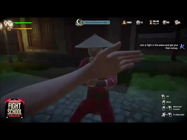 Fight School Simulator - Poor Thief Tries To Rob Kungfu Master!