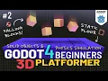 Godot 4 3D Platformer Lesson Solid Objects Physics Simulation