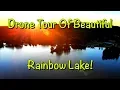 Western New York Camping Drone Tour Of Beautiful Rainbow Lake