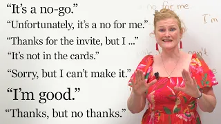 7 Casual English Expressions for Saying “No” Naturally & Politely