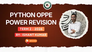 Python Revision for OPPE 1