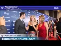 Amy Vanderoef interviews Tony Candice Romo on The Red Carpet for Emmitt Smith