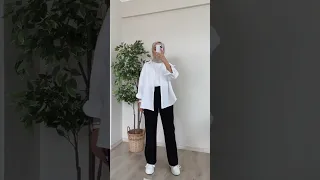 تنسيقات صيفية للقميص الأبيض 