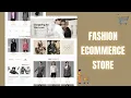 Responsive E-Commerce Fashion Website Design Using HTML - CSS