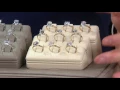 Diamonique Solitare Ring 14K gold on QVC