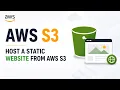 Host a Static Website on AWS S3 in 10 Mins Deploy HTML CSS Website FREE Easy Step-by-Step Guide