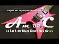 Download Lagu 12 Bar  Slow Blues in A-minor |Pentatonic| C-major 60 BPM 12/8 Backing Track Jam