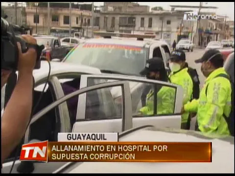 Allanamiento en hospital por supuesta corrupción