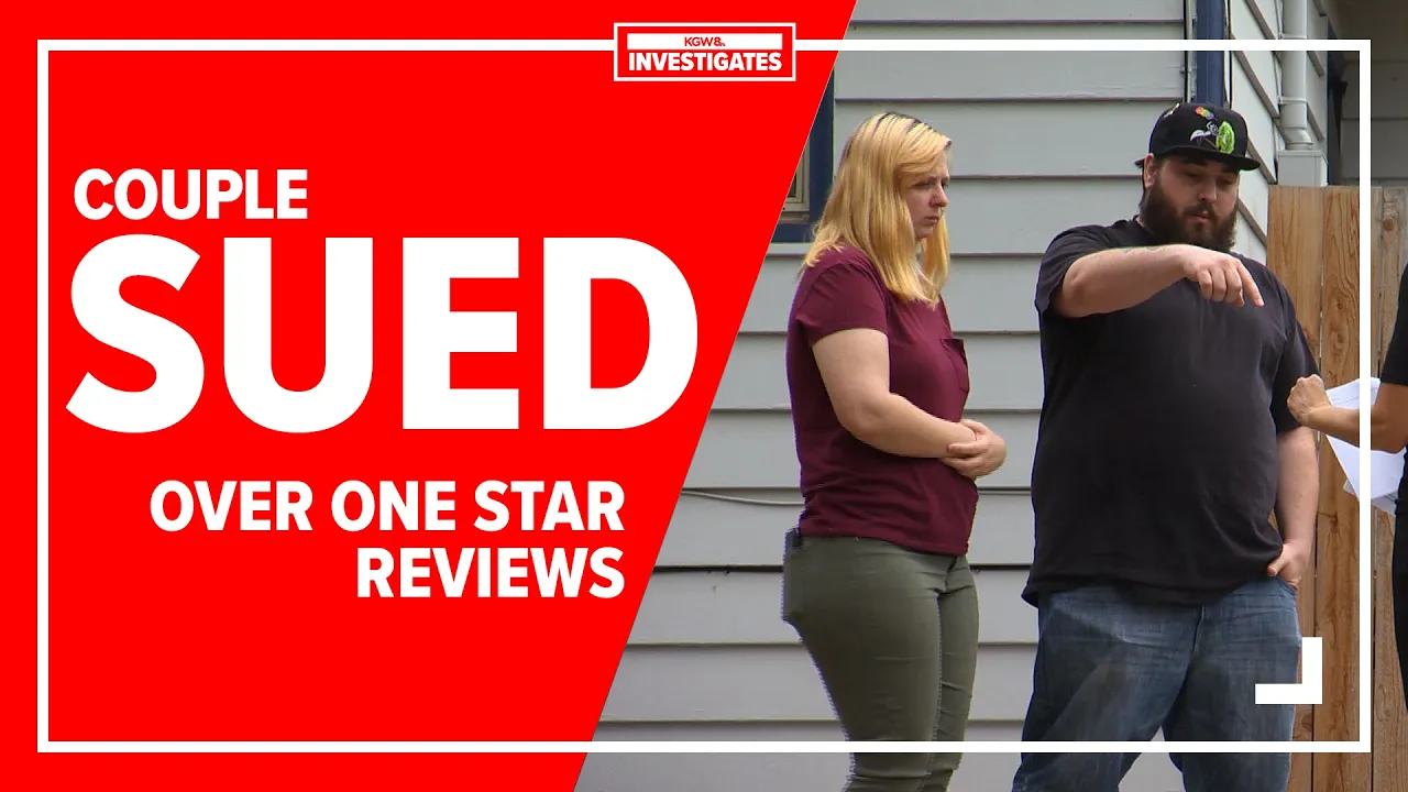 Washington couple sued for $112,000 after leaving one-star reviews