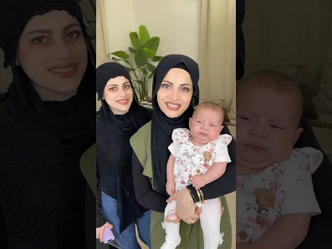اول مرا تشوف بيبي😂😂 فالنتينا ام سيف ونانو