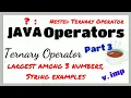 Ternary Operator Nested Ternary Operator Java Operators