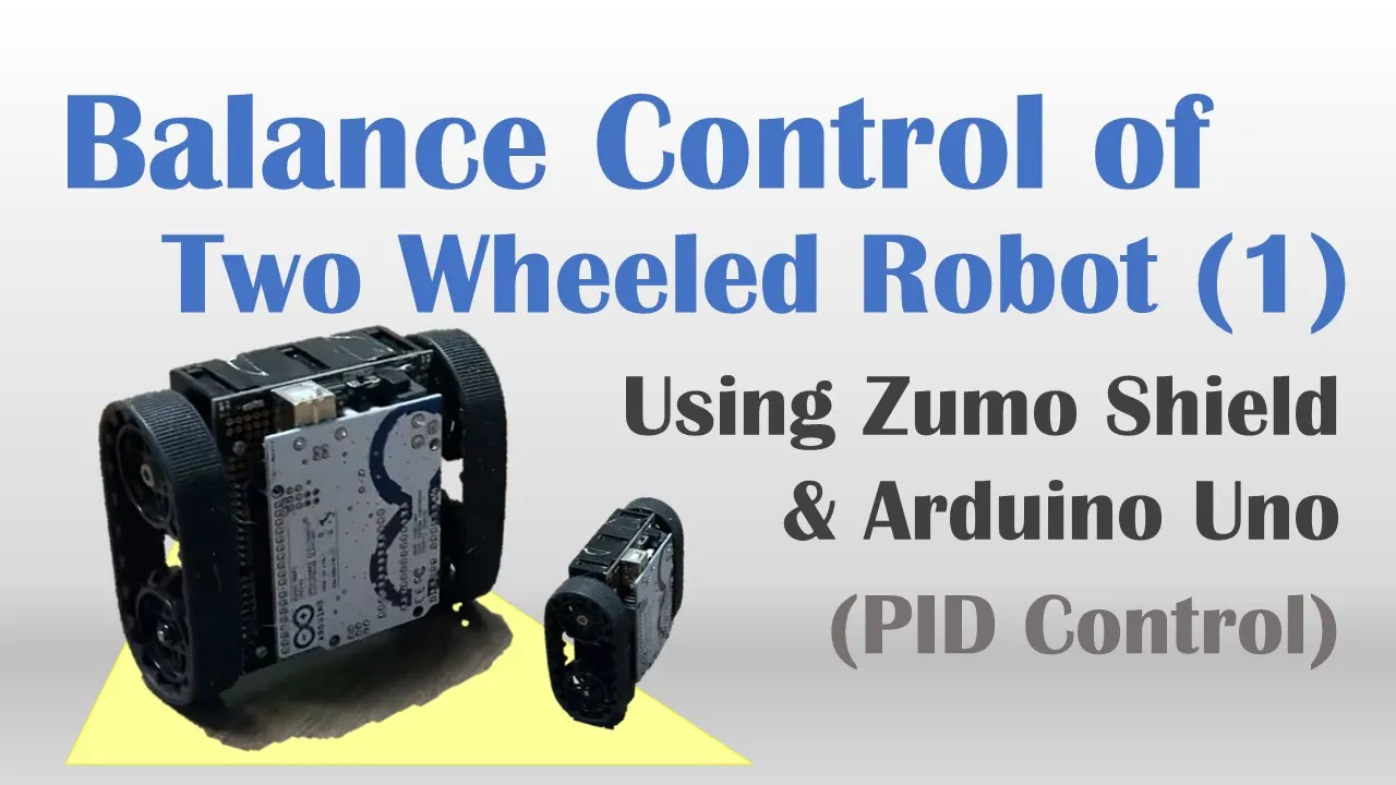 Arduino self balancing robot using Zumo shield