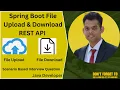 Spring Boot File Upload and Download Tutorial - Upload Download Files in Java