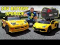 Power Wheels 12v to 18v Battery Upgrade for 15 DOUBLE THE SPEED
