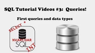 SQL Tutorials First queries and data types